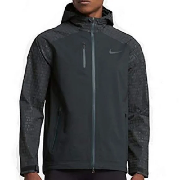 NIKE RARE Hypershield 3M Flash Reflective Hood Running Jacket